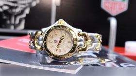 Tag heuer ก้างปลา หน้าสองชั้น Lady หน้าขาว  (หญิงให่ญ) 