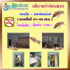 Dr.ปลวก บริการกำจัดปลวก (คอนโด-อพาร์ทเม้นท์) ขนาดพื้นที่ 101-150 ตร.ม.