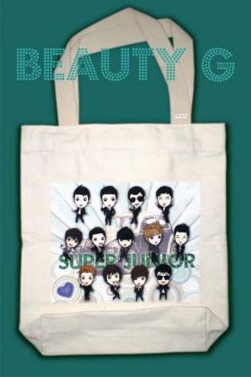 BB02ถุงผ้า Fanclub SJ ขนาดใหญ่ 13.5x14.5