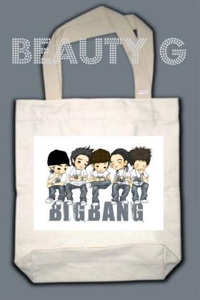 BB09 ถุงผ้า Fanclub BigBang ขนาด13.5x14.5