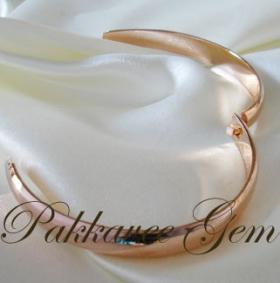 กำไลนาค 22K Gp 5.8 cm lovely 22K gp rose gold bracelet pakkavee gem