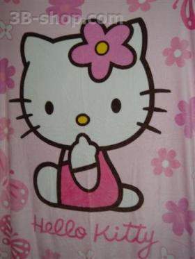 ผ้าห่ม Kitty สีชมพู 5 ฟุต