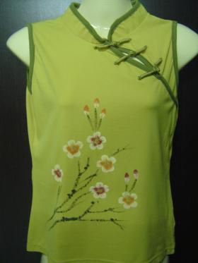 เสื้อคอจีน แขนกุด มือ2
