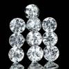 White Zircon 1.65 CT 10 Pcs 1165