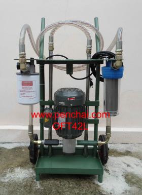 เครื่องกรองน้ำมันไฮดรอลิค (Oil filter machine) รุ่น 42L