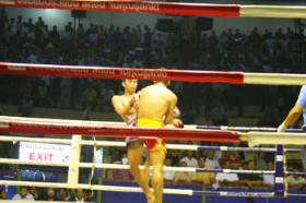 ขาย Thai boxing Match in Bangkok Ratchadomneon Stadieum, Lumphini Stadieum