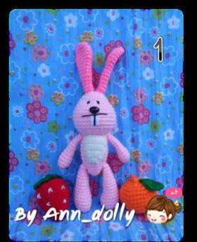 แพทเทิร์น Pink Bunny