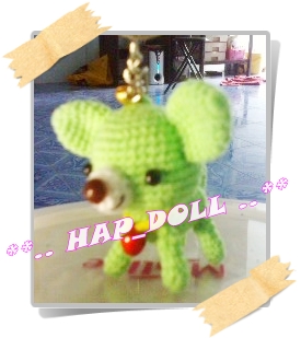 ตุ๊กตาถักหมาน้อยน่ารัก