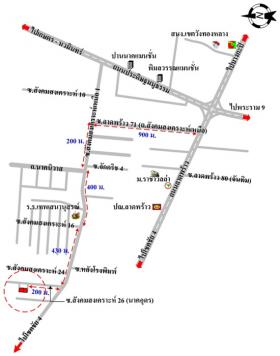 ขายที่ดิน 192 ตารางวา โชคชัย 4, ลาดพร้าว 71, ใกล้ทางด่วนรามอินทรา-เอกมัย