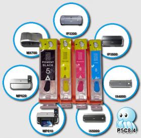 ขาย P5C8-4 ตลับหมึก Canon แบบเติมได้ พร้อม Chip Unlimit ไม่ต้องใช้ Inktank