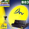 ระบบจานดาวเทียม DTV:KU+C band ทีวี 1 เครื่อง DTV