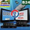 ระบบจานดาวเทียม PSI O2 :C+KU-band ทีวี 2 เครื่อง O2