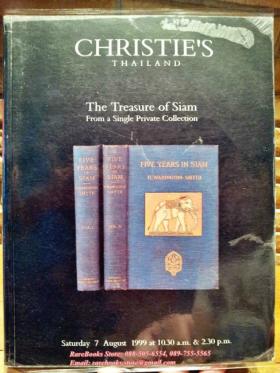 CHRISTIE'S THAILAND: The Treasure of Siam From a Single Private Collection Year 1999