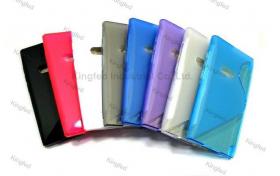 เคสLumia900/เคส Lumia900/เคส Lumia 900 - กรอบ ซอง ปลอก หน้ากาก พลาสติกอ่อน (ไม่ขูดขีดตัวเครื่อง) มือถือโนเกียลูเมีย900 (Nokia Lumia 900 Mobile TPU S Line Case)