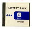 ขาย แบตเตอรี่สำหรับกล้อง Sony NP-BD1 ความจุ 680mAh (Battery Camera)