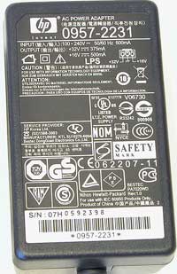ขาย Adapter Printer / Scanner ยี่ห้อ HP 32V/375mAh, 16V/500mAh (3 รู)