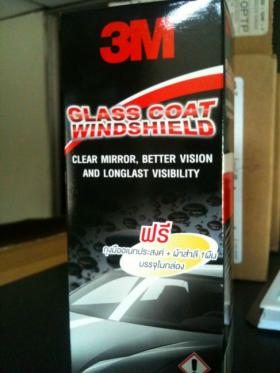 ขาย 3M 08889lt น้ำยาเคลือบกระจก ป้องกันน้ำหยดเกาะ Glass Coat Windshield