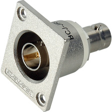 Canare Panel Connector หัวแจ็คคานาเร่แบบ Panel Mount (BNC to BNC Wall Mount Connector) รุ่น BCJ-JRU ราคา หัวละ 250 บาท