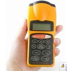 RF02-เครื่องมือวัดระยะ ตลับเมตรดิจิตอล พร้อม Laser Pointer (วัดระยะด้วยระบบอัลตร้าโซนิค)