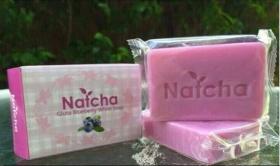 ขาย Natcha Gluta Blueberry White Soap สบู่นัทชา กลิ่นบลูเบอร์รี่