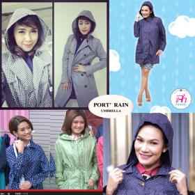 ชุดกันฝนแฟชั่น น่ารักๆ  ยี่ห้อ PORT' RAIN