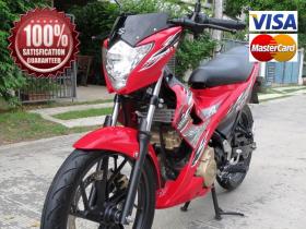 ขายแล้วค่ะ  Suzuki Raider แดง