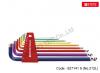 PB SWISS TOOLS 627141 9 Hexagon key L-wrench set with b