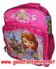 กระเป๋าเป้เด็ก 13 นิ้ว Sofia the first สีชมพู โซเฟีย กระเป๋านักเรียน กระเป๋าสะพาย กระเป๋าเด็ก รหัส bckpcksff006