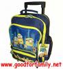 กระเป๋าล้อลากเด็ก 14 นิ้ว Minions Le buddies สีน้ำเงิน-เหลือง มินเนี่ยน 3 trolley bag กระเป๋านักเรียน กระเป๋าเดินทาง กระเป๋าเด็ก รหัส bcktrodes005