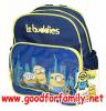 กระเป๋าเป้ Minions Le buddies 10 นิ้ว สีน้ำเงิน-เหลือง มินเนียน 3 backpack กระเป๋าสะพาย กระเป๋านักเรียน กระเป๋าเป้ กระเป๋าเด็ก รหัส bckpckdes005