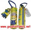 ซองใส่ดินสอ Despicable Me Minion แบบซิป ทรงเหลี่ยม สีเหลือง กล่องดินสอ เครื่องเขียน มินเนี่ยน เดสพิกเคเบิล มี รหัส stades003