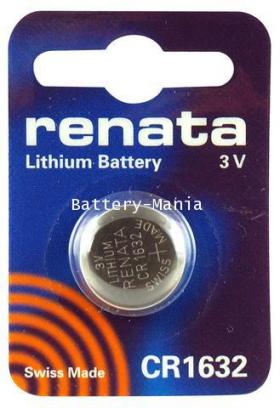 ถ่านกระดุม renata CR1632 pack 1 ก้อน made in swiss