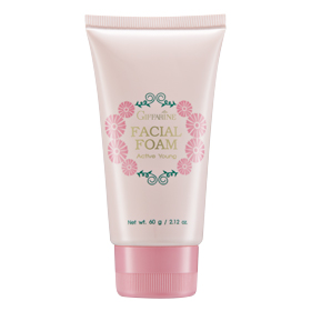 กิฟฟารีน แอคทีฟยัง เฟเชี่ยล โฟม ขนาด 60 กรัม Giffarine Active Young Facial Foam