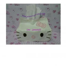 หุ้มกล่องทิชชู่สี่เหลี่ยม ฮัลโหลคิตตี้ Hello kitty