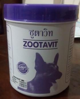 ขาย Zootavit ซูตาวิทแคลเซี่ยมเสริมกระดูกและกล้ามเนื้อสำหรับสุนัข 380 เม็ด มาตราฐาน GMP