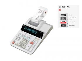 เครื่องคิดเลขพิมพ์กระดาษ CASIO DR-120R-WE