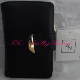 LYN bag wallet pocket Rita short ลิน กระเป๋า กระเป๋าตังค์ ริต้า สั้น ดำ