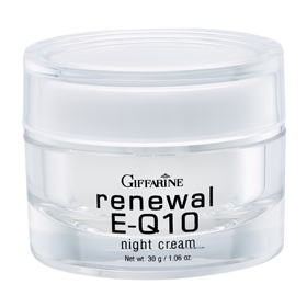 กิฟฟารีน รีนิวเวิล อี คิวเทน ไนท์ครีม ขนาด 30 กรัม Giffarine Renewel E-Q10 Night Cream 