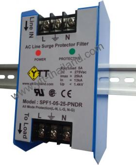 กันฟ้าผ่ารุ่น SPF1-05-25-PNDR (เครื่องป้องกันไฟกระโชก กระชาก Surge Protector)