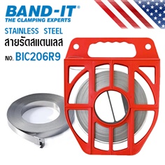 ขาย BAND-IT สายรัดสแตนเลส 201 SS No.206R9 width 3/4" #BIC206R9