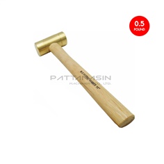 ขาย Mr.s ค้อนทองเหลืองด้ามไม้ Mr.s Brass Hammer Hickory Handie ขนาด 0.5 ปอนด์ MRSB0050