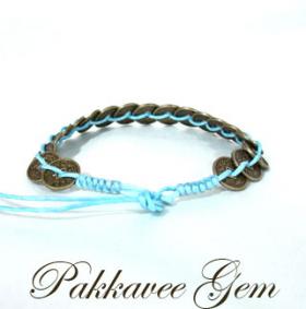 สร้อยข้อมือเหรียญแบบจีน / Lovely BraceletPakkavee Gem