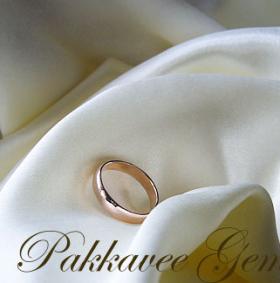 แหวนนาคชุบ stamp แบบร้านทอง 22K Gp / lovely 22K gp rose gold ring*pakkavee gem