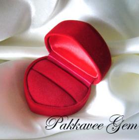 กล่องแหวนรูปหัวใจแดง / lovely ring* box pakkavee gem~