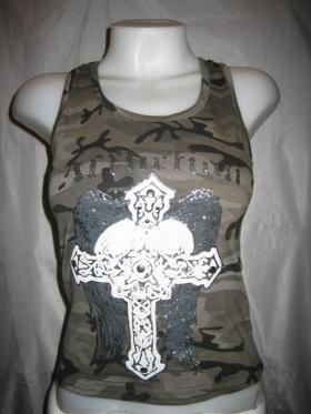 เสื้อยืดลายทหารหญิง