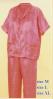 ชุดนอนผู้หญิงคอปกขายาวผ้าแพรแท้ ไหมเชคโกฯ Rayon Silk 100%