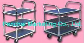 รถเข็นอเนกประสงค์แขนพับไม่ได้ 3 ชั้น (3 Levels Hand Truck Series HT0321, HT0322)