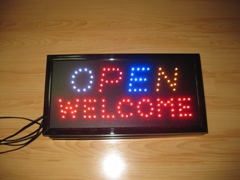 ป้ายรวม Open & Welcome