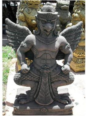 ครุฑสีเขียวคล้ำ (แบบตั้ง)