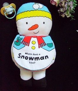 หนังสือผ้า snowman